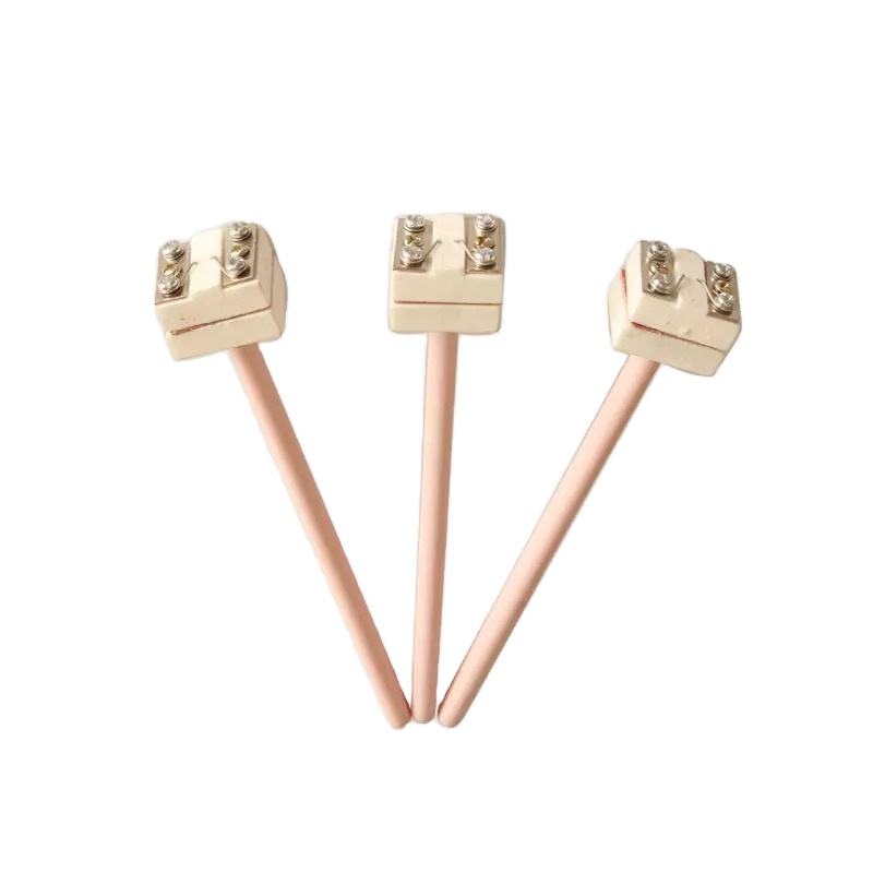 Sonde de capteur haute température pour four thermocouple platine-rhodium de type S/B/R de 0,2–0,4 mm de diamètre pour métaux en fusion