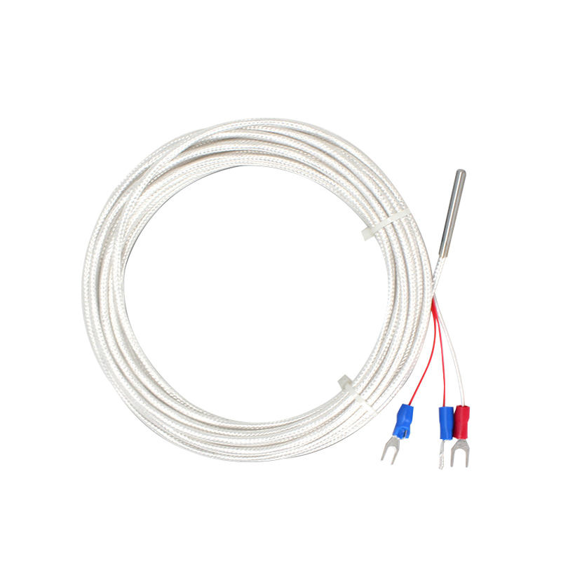 Sonde WZP-035 PT100 5 × Câble 35 mm 1– Thermomètre à résistance au platine 20 m RTD Capteur de température anticorrosion étanche résistant à la corrosion