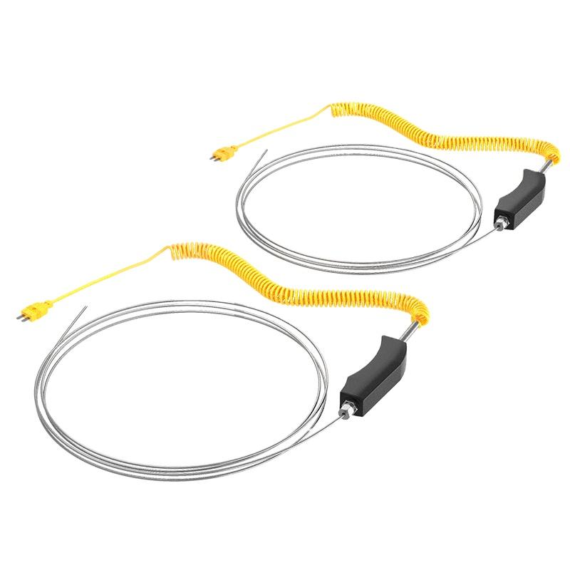 Thermocouple portatif certifié PT100K Capteur de température Sonde de mesure de thermocouple flexible