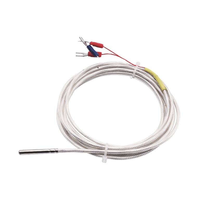 Sonde WZP-035 PT100 5 × Câble 35 mm 1– Thermomètre à résistance au platine 20 m RTD Capteur de température anticorrosion étanche résistant à la corrosion